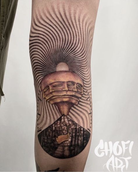 50 Trippy Tattoos That Are Out Of This World | 50 Trippy Tattoos Check Out These Very Fun Trippy Tattoos. Lifestyle Trance Tattoos For Men, Trippy Blackwork Tattoo, Trippy Aesthetic Tattoo Ideas, Physchedelic Tattoos, Trippy Tattoo Ideas For Men, Trippy Tree Tattoo, Psydelic Tattoos, Trippy Clock Tattoo, Trippy Mandala Tattoo