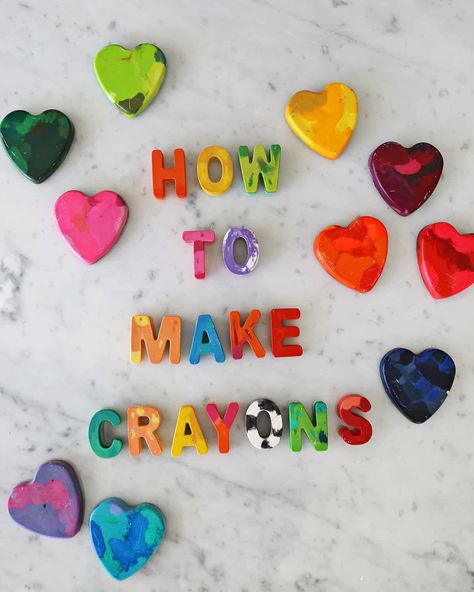 How To Make Crayons, Make Crayons, Crayon Molds, Valentines Diy Kids, Making Crayons, Recycled Crayons, Diy Crayons, Broken Crayons, Barbie Birthday Party