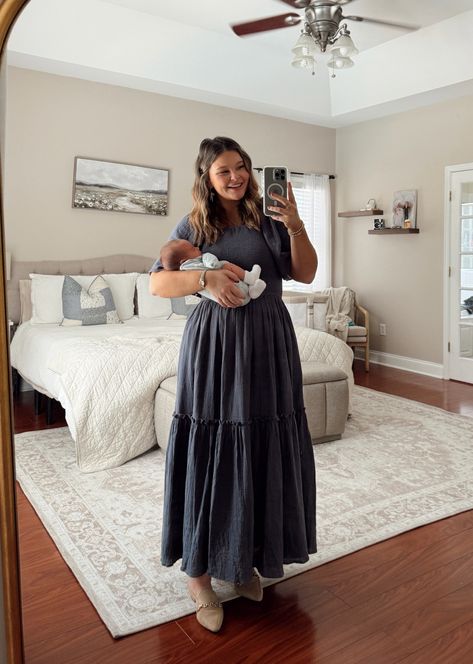 Lennon Maxi Dress in Dusty Blue curated on LTK Homesteading Outfits, Church Dresses, Pregnancy Outfits, Dusty Blue, Cute Casual Outfits, Best Mom, Wedding Guest, Casual Outfits, Maxi Dress