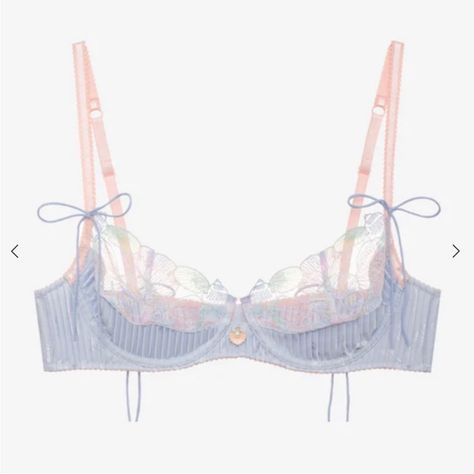 For Love And Lemons High Tide Underwire Bra Size S Brand New With Tags Sold Out Item Pretty Bras, Corset Bra, Cute Bras, Pink Bralette, Pink Lingerie, High Tide, Pretty Lingerie, Love And Lemons, Pink Bra