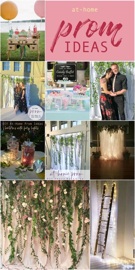 Prom Picture Decoration Ideas, Prom On A Budget, Prom Picture Backdrop Ideas Outside, High School Prom Decorations, Diy Prom Decorations Budget, Outdoor Prom Ideas, Pre Formal Party Ideas, How To Plan A Prom, School Formal Decorations