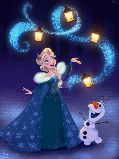 Olafs Frozen Adventure by DylanBonner.deviantart.com on @DeviantArt Dylan Bonner, Hans Frozen, Drawing Disney, Olaf's Frozen Adventure, Disney Olaf, Frozen Art, Frozen Disney Movie, Karakter Disney, Disney Princess Frozen