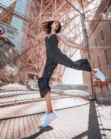 https://www.instagram.com/p/CEw_2wmJ3lI/?igshid=1ldj7btlvzq9t Bombay Beach, Editorial Photoshoot, Photography Editorial, Beach Shoot, Urban Photography, Striped Pants, Editorial, Photography, Pants