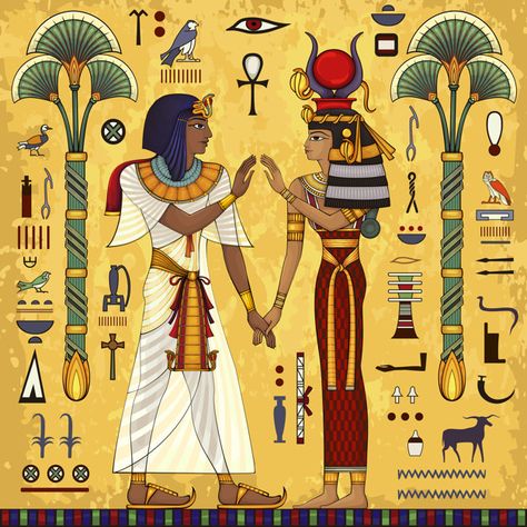 Egyptian Drawings, Ancient Egypt Pharaohs, Starověký Egypt, Egyptian Painting, Egypt Culture, Ancient Egypt Art, Egypt History, Egyptian Culture, Egyptian Hieroglyphics