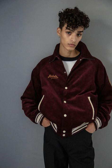 LOOK | 2021 Autumn Winter | UNITED ARROWS LTD. Pendleton Woolen Mills, Americana Fashion, Lean On, Flight Jacket, United Arrows, Fishing Shirts, Men Looks, Black Label, Crew Neck Sweater