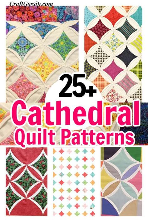 25 Cathedral Church Window Quilt Patterns – Quilting Stained Glass Window Quilt Pattern, Cathedral Quilt Block, Cathedral Windows Quilt Pattern, Church Quilt Block Pattern, Cathedral Window Quilt Pattern Free, Cathedral Windows Quilt, Cathedral Quilt Pattern, Cathedral Window Quilt Tutorial, Quilt As You Go Patterns