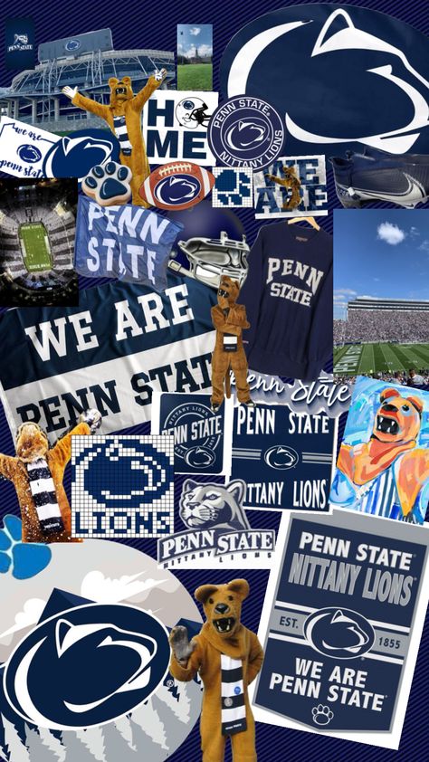 PENN STATE!!!!!😝 Penn State College, Dream Collage, College Bedding, Pennsylvania State University, Penn State University, College Aesthetic, Dream College, Freshman College, Dream School