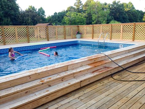 Above Ground Pools Gallery - Custom Above Ground Pools by AquaStar Semi Above Ground Pool, Rectangle Above Ground Pool, Raised Pools, Shipping Container Pool, Rectangle Pool, Container Pool, Pool Storage, Best Above Ground Pool, Swimming Pool Decks