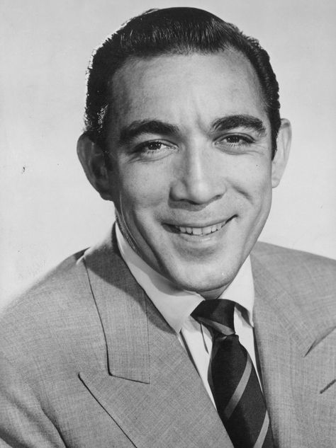 Anthony Quinn - Wikipedia Lion Of The Desert, Sinbad The Sailor, Zorba The Greek, Maureen O'hara, Anthony Quinn, East Los Angeles, Kirk Douglas, Barbara Stanwyck, Best Supporting Actor