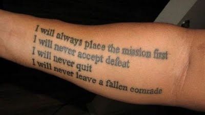 Like the ethos but in different format Us Army Tattoos, Army Tattoos, Military Tattoos, Army Strong, Military Love, Army Wallpaper, Beautiful Tattoos, A Tattoo, Tattoos For Men