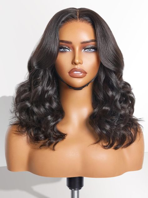 PRICES MAY VARY. Title: LUVME HAIR Short Body Wave Human Hair Lace Front Wigs 14 Inch Glueless 5x5 Closure Wig Pre Plucked for Women. Product Type: Products > Hair Care > Hair Extensions, Wigs & Accessories > Wigs 14inch Wig, Amazon Wigs Black Women, Middle Part Body Wave Wig, Short Body Wave Wig, Glueless Wigs Black Women, 16 Inch Wig, Types Of Wigs, 10 Inch Hair, Body Wave Bob Wig