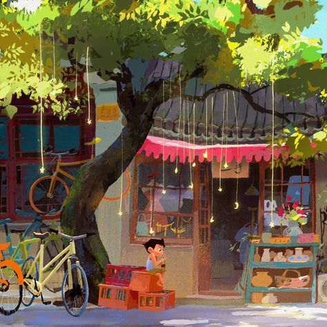 Drawings Inspo, Bg Design, Picture Books Illustration, Book Illustration Art, Taipei Taiwan, Animation Background, Visual Development, Environment Design, Environment Concept Art