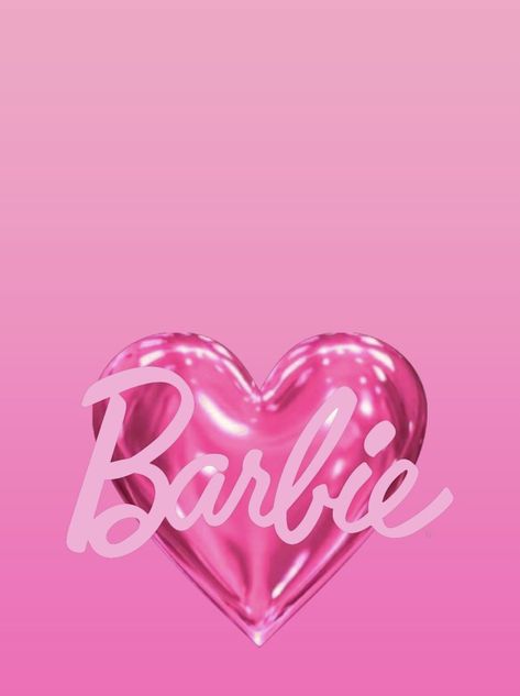 Barbie Wallpaper Backgrounds, Pink Barbie Logo, Vision Wall, Girly Backgrounds, Barbie Wallpaper, Barbie Room, Barbie Logo, Barbie Cartoon, Barbie Cake