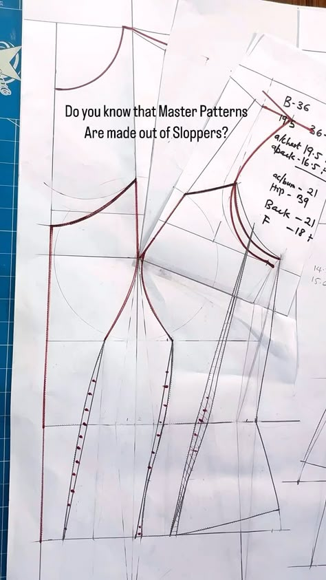 Precious Tonna | Pattern Drafting is Key 🔑. Do you know that master patterns were made out of sloppers? Do you know what a sloppier is? We are Long Over… | Instagram Pattern Dress Sewing Tutorials, Bustier Pattern Drafting, Corset Pattern Drafting, Pola Korset, Pattern Drafting Bodice, Pattern Corset, Corsets Fashion, Bustier Pattern, Pattern Drafting Tutorials