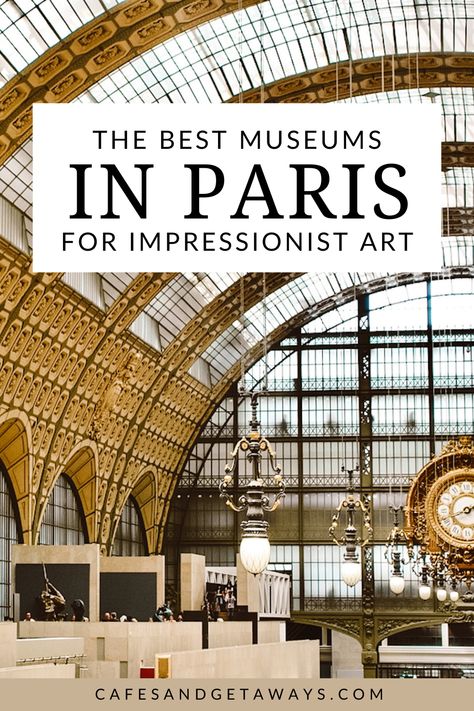 With over 50 museums, Paris is the perfect place for art lovers. May people think of the Louvre when they think of Paris art, but there are so many other amazing places to visit. Learn about the top impressionist art museums in Paris that you may not have heard of before. Museums Paris, Paris Museums, Amazing Places To Visit, Most Famous Paintings, Impressionist Artists, Art Museums, Museums In Paris, Beautiful Streets, The Louvre