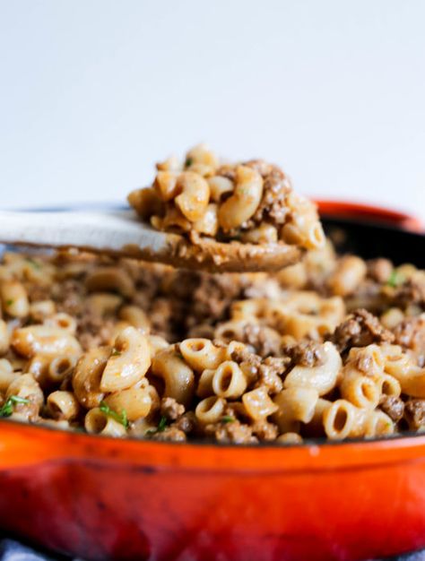 One Pot Hamburger Helper, Beef Macaroni, The Defined Dish, Defined Dish, Hamburger Helper, Cooking Dinner, One Pot Meals, Save Food, Weeknight Meals