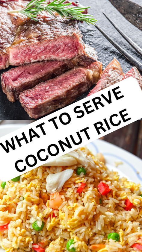 Wondering what pairs perfectly with coconut rice? These delicious side dishes are ideal companions for your creamy coconut rice, from flavorful curries to zesty stir-fries! Creamy Coconut Rice, Mango Chicken Curry, Thai Basil Beef, Easy Side Dishes, Green Curry Sauce, Delicious Side Dishes, Red Curry Sauce, Mango Chicken, Creamy Rice