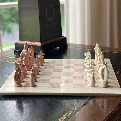 Global Crafts Handmade White Chess Board Game Stone Chess Board, Pretty Chess Set, White Soapstone, Stone Chess Set, Gaming Technology, Chess Board Game, Puzzle Table, Pinball Game, Chess Sets