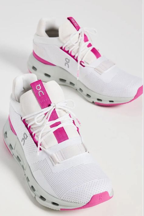 Barbie Pink Shoes, Cute Running Shoes, On Cloudnova, Cloud Shoes, Trendy Shoes Sneakers, Preppy Shoes, Pretty Shoes Sneakers, Cute Nike Shoes, Cute Sneakers