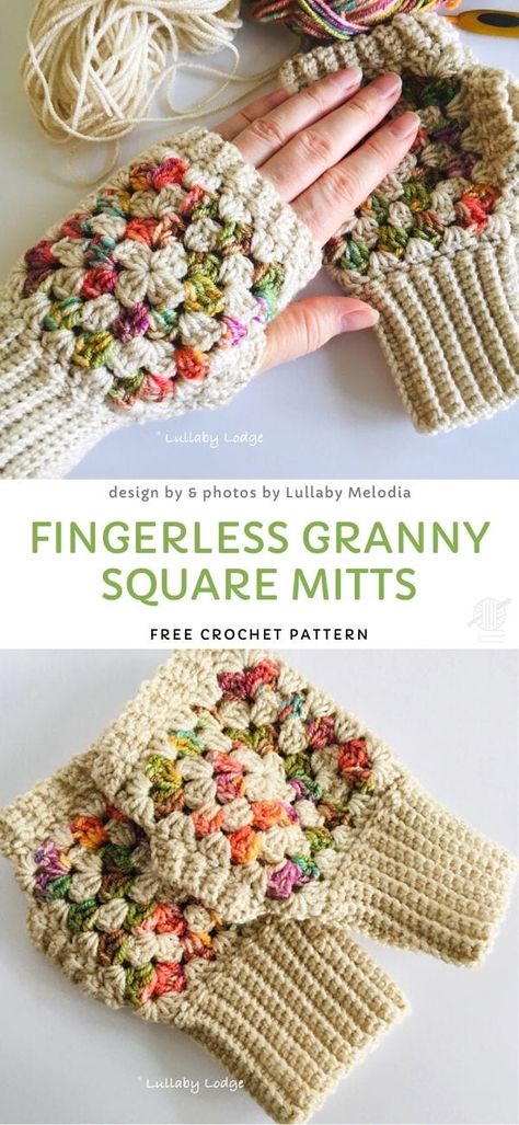 Crochet Pattern Wrist Warmers, Crochet Scarf Boho Style, Cold Weather Crochet, Free Reversible Crochet Patterns, Bulk Yarn Crochet Projects, Crochet Jumbo Yarn Patterns, Granny Stitch Crochet Pattern, Things You Can Make With Granny Squares, Small Skein Crochet Projects