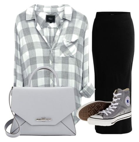 "grey days" by perfectpineapples ❤ liked on Polyvore featuring VILA, Converse and Givenchy Long White Top, Long White Shirt, Checkered Blouse, Plaid Crop Top, Grey Flannel, Plaid Shirts, Grey Blouse, Gray Shirt, Rayon Shirt