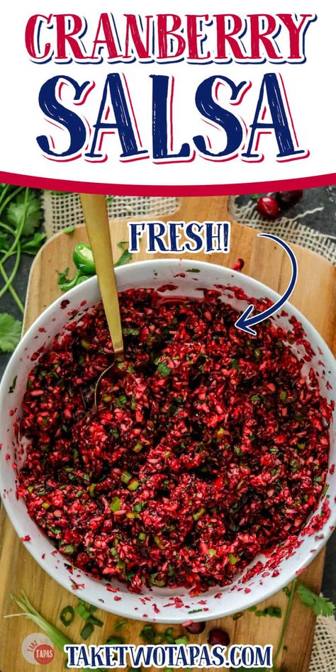 Cranberries Thanksgiving, Fresh Cranberry Salsa, Quick Salsa, Cranberry Thanksgiving, Canned Cranberries, Cranberry Salsa, Fresh Cranberry, Canned Cranberry Sauce, Chai Recipe