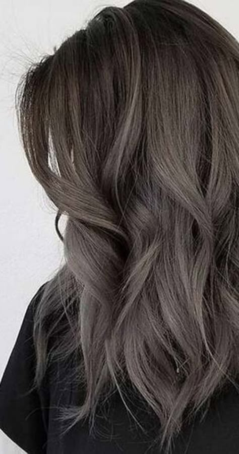 Ash Brown Hair Asian Medium, College Hair, Cool Brown Hair, New Hair Color Trends, Ash Brown Hair Color, Mushroom Hair, Ash Hair, Ash Brown Hair, Ash Hair Color