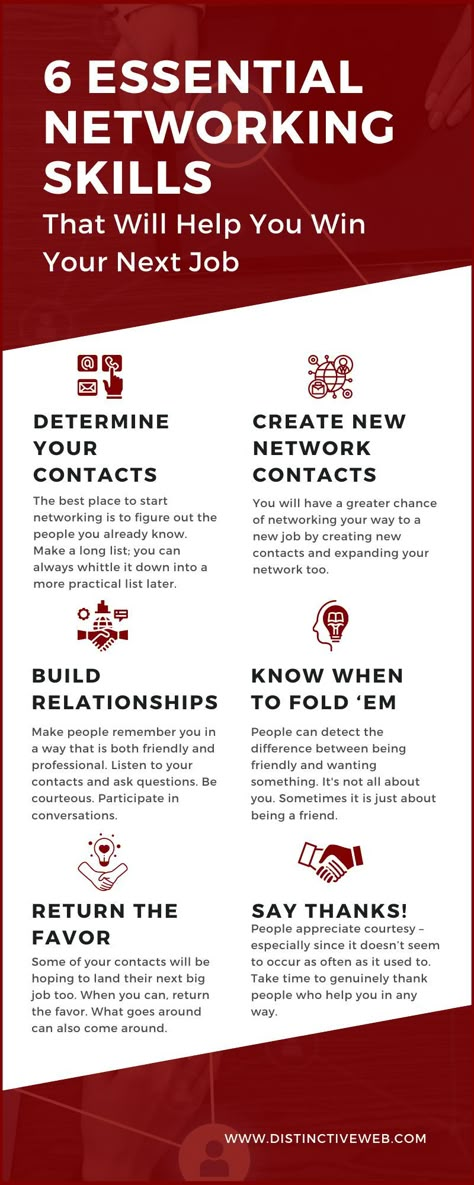 Professional networking is the fastest way to achieve your #careergoals and help you land a #newjob when you are #jobsearching. #Professionalnetworking doesn't have to be difficult or scary. There are skills you can build that will make networking easy and natural for you. Learn the 6 essential networking skills that you must have in this article. #networkingtips #jobnetwoking #gethired #jobsearch Networking Tips Business, Networking Business Cards, How To Network, Networking Aesthetic, Networking Ideas, Networking Skills, Networking Infographic, Job Search Motivation, Networking Marketing