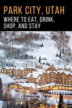 Virtuoso - Where to eat, drink, shop, and stay in Park City, Utah. Thanksgiving Getaways, Utah Skiing, Drink Shop, Thanksgiving Travel, Utah Adventures, Park City Ut, Utah Travel, Park City Utah, Destination Voyage