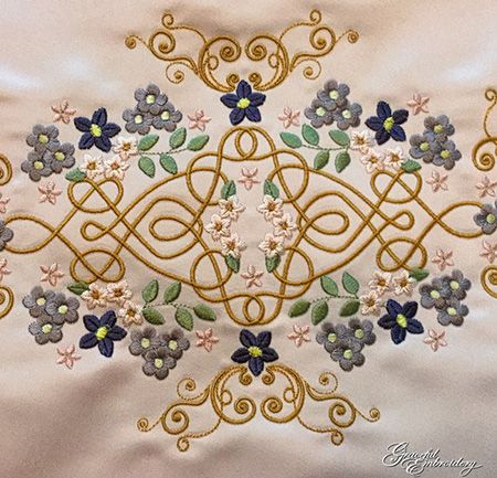 Celtic Embroidery: A Touch of Ireland - Embroidery Tips and Blog Celtic Embroidery Designs, Irish Embroidery Designs, Ireland Embroidery, Irish Embroidery, Celtic Embroidery, Embroidery Tips, Mexican Embroidery, Wool Bags, Homemade Dolls