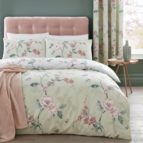 King Duvet Set, Catherine Lansfield, Lit King Size, Green Duvet, Green Duvet Covers, Traditional Bed, King Size Duvet, Double Duvet, Single Duvet Cover