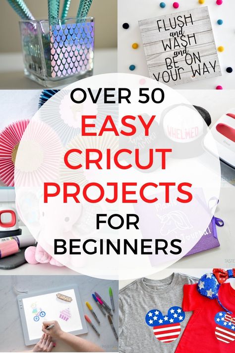 Easy Projects to make for beginner cricut users. #cricut #easyprojects #beginners Easy Cricut Projects For Beginners, Easy Cricut Projects, Beginner Cricut, Fat Quarter Projects, Maker Project, Cricut Projects Beginner, Work Diy, Cricut Explore Air, Teacher Christmas Gifts