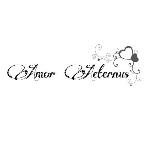 Amor Aeternus -Eternal Love Latin- Tattoo Eternal Tattoo Word, Love In Latin, Amor Eterno Tattoo, Eternal Love Tattoo, Latin Tattoo, Latin Quotes, Love Tattoo, Word Tattoos, Love Tattoos