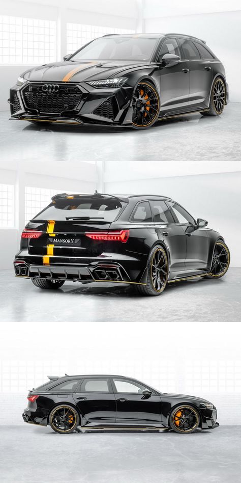 Mansory Transforms Audi RS6 Avant Into 720-HP Super Wagon. 0-62 mph in the super-fast station wagon now takes just 3.2 seconds. Audi Rs6 Avant, Rs6 Avant, Audi Rs6, Station Wagon, Audi, Golf, Cars