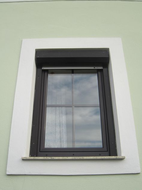 Very simple window with dark brown frame in green house. Marble Flooring Design, Flooring Design, Marble Flooring, Brown Frame, Green House, Window Design, Floor Design, Good Times, Dark Brown