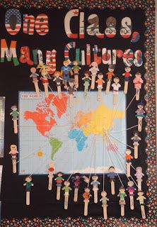 A Place to Thrive: One Class, Many Cultures Esl Classroom Decor, Esol Classroom, Multicultural Classroom, Diversity Activities, Multicultural Activities, Diversity In The Classroom, Harmony Day, Responsive Classroom, Esl Classroom