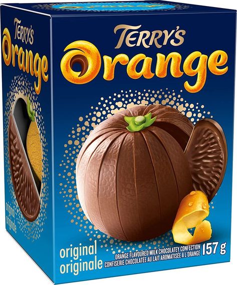 Perfect orange shape, delicious orange taste and great holiday stocking stuffer Whack the foil wrapped chocolatey orange on a hard surface before unwrapping and enjoy the orange flavoured chocolatey slices by yourself or with others Terry's chocolate Orange is a subtle combination of delicious chocolate and natural extracts of orange oil. Terry's chocolate Orange is a full experience. Tap it, unwrap it and enjoy it. Candy Orange, Popping Candy, Terry's Chocolate Orange, Truffle Gift, Dark Chocolate Truffles, Orange Chocolate, Swiss Chocolate, Lindt Chocolate, Chocolate Maker