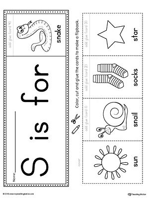 Letter S Beginning Sound Flipbook Printable Worksheet.The Letter S Beginning Sound Flipbook is the perfect tool for learning and practicing to recognize the letter S and it's beginning sound. Sound S Activities, S Letter Worksheet, Letter S Kindergarten, S Sound Activities, S Sound Worksheet, Letter S Worksheets For Preschool, Letter S Activity, Letter S Activities For Preschool, Letter S Worksheet