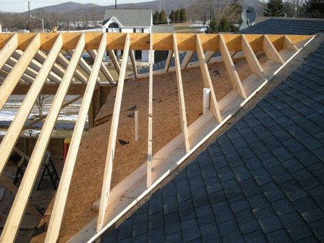 Valley Roof Framing, Reverse Gable Front Porch, Extended Roof Over Patio, Roof Lines Addition, Gable Porch, Gable Roof Porch, Roof Addition, House Framing, Roof Patio