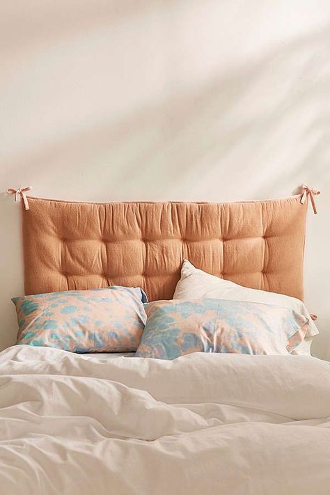 22 Urban Outfitters Home Products That Will Definitely Sell Out #refinery29 https://www.refinery29.com/urban-outfitters-home-decor-products#slide-15 Reema Floor Cushion, Headboard Projects, Headboard Pillow, Pillow Headboard, Modern Boho Bedroom, Urban Outfitters Home, Diy Headboards, Diy Headboard, Headboard Designs