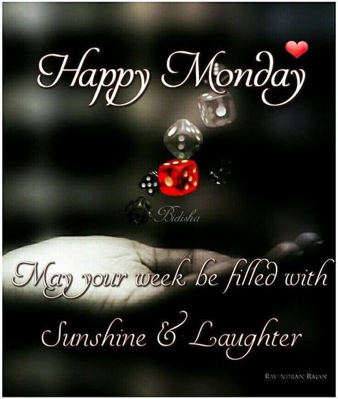 May Your Week Be Filled With Sunshine & Laughter Pictures, Photos, and Images for Facebook, Tumblr, Pinterest, and Twitter Good Morning Boyfriend Quotes, Happy Monday Pictures, Wonderful Day Quotes, Happy Monday Images, Monday Greetings, Happy Monday Quotes, Have A Blessed Week, Monday Morning Quotes, Good Morning Monday