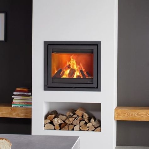 Inset Stoves, Wall Fires, Contemporary Fireplace, Contemporary Office, Wood Burning Fires, Home Fireplace, Wood Burner, Modern Fireplace, Contemporary Sofa