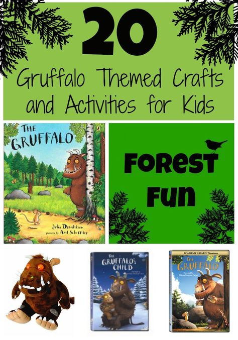 Toddler Approved!: 20 Gruffalo Themed Crafts and Activities for Kids Gruffalo Activities, Gruffalo Party, Gruffalo's Child, Crafts And Activities For Kids, The Gruffalo, Story Activities, Themed Activities, Forest School, The Best Books