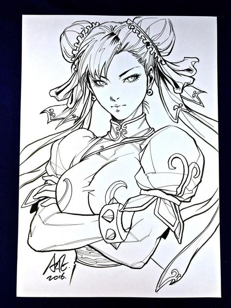 Street Fighter Chun Li Original Artwork Sketch and Signed by Artgerm Stanley Lau UNCANNY STASH You are buying on: Chun Li Orginal Cover by Stanley (Artgerm) Lau 9x11 WHITE PAGE Grading You can judge t Stanley Artgerm Lau, Street Fighter Coloring Pages, Chun Li Sketch, Street Fighter Art Chun Li, Chun Li Drawing, Artgerm Sketch, Street Fighter Drawing, Street Fighter Tattoo, Chun Li Art