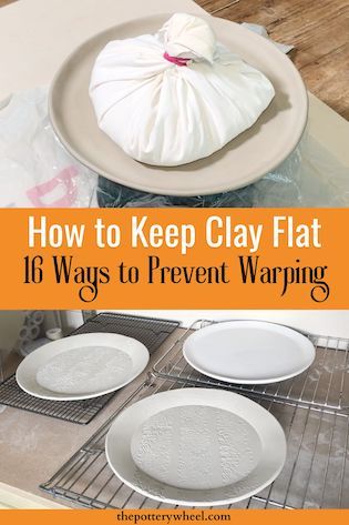 How to Keep Clay Flat – 16 Ways to Avoid Warping Ceramics Projects Beginner, Wheel Thrown And Hand Built Pottery, Making Ceramics At Home, Pottery Hand Build Ideas, How To Make Ceramic Plates, Hand Built Ceramic Plates, Pottery Handbuilding Ideas Clay Projects, Ceramic Hand Building Ideas, Hand Thrown Pottery Ideas