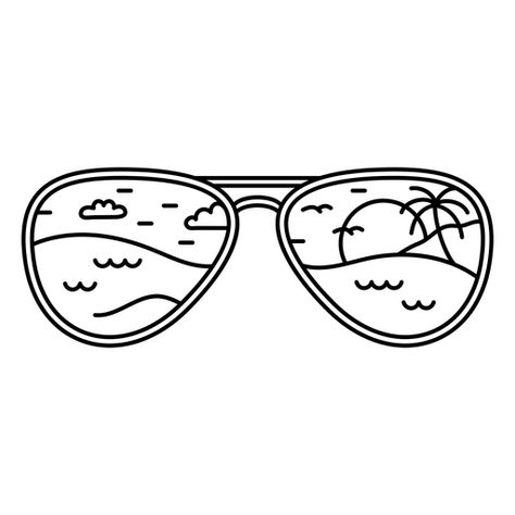 Sunglasses beach summer design #AD , #beach, #summer, #design, #Sunglasses Sunglasses Drawing Easy, Sunglasses Doodle, Glasses Embroidery, Beach Doodles, Work Doodles, Sunglasses Drawing, Glasses Sketch, Sunglasses Illustration, Simple Sunglasses