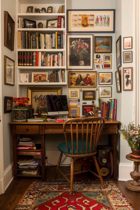 Cozy Desk Setup, All About Books, Setup Inspiration, Cozy Desk, Public Libraries, Dream Office, Rooms Ideas, Apartment Inspiration, Desk Setup