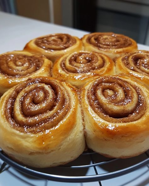 Glazed Cinnamon Rolls, Banana Bread Cinnamon Rolls, Banana Bread Cinnamon, Bread Cinnamon Rolls, Bread Cinnamon, Active Dry Yeast, Food Babe, Sweet Snacks Recipes, Delicious Snacks Recipes