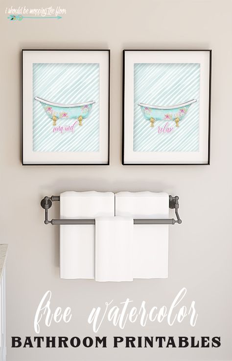 Bathroom Art Prints Free Printables, Free Bathroom Printables, Free Nautical Printables, Bathroom Printables Free, Pictures For Bathroom Walls, Bathroom Decor Pictures, Mopping The Floor, Laundry Labels, Cactus Printable