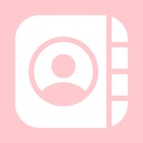 pink contacts app icon for phone Pink Icons For Apps Iphone, App Logos Pink, Pink Apple App Icons, All Apps Icon Pink, Apple App Icon Aesthetic, Apps Icon Aesthetic Pink, Pink Ios Icons Aesthetic, Pink Ios 16 Icons, Icon Pink For Apps